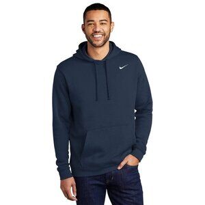 Nike Men's Navy Blue Small Hoodie Pullover Sweatshirt With Pocket K1115